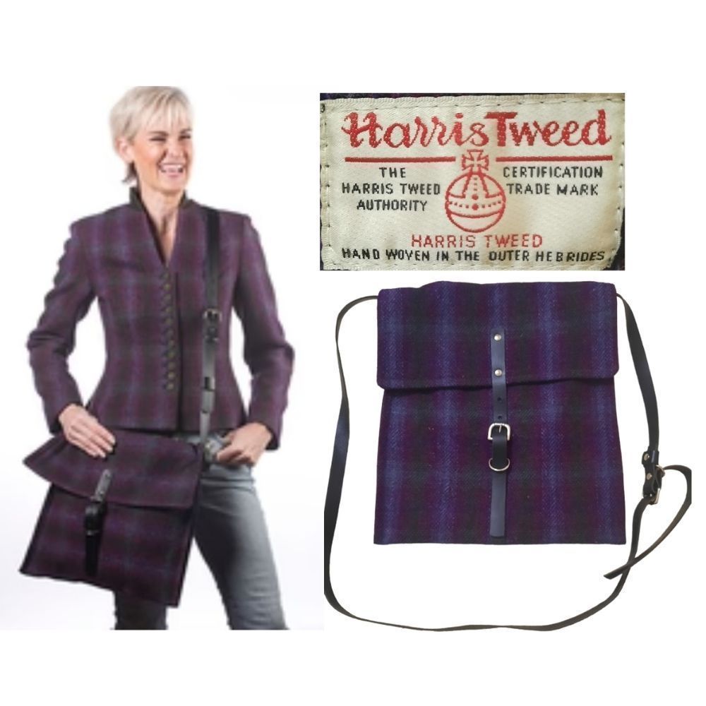 Harris Tweed the cromlix collection be Catherine Aitken bag